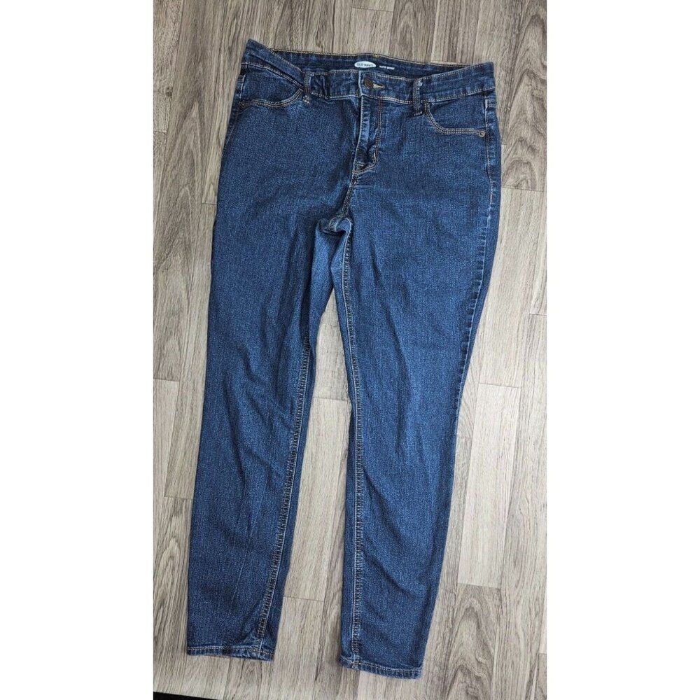 Old Navy Womens Size 10 Pockets Super Skinny Denim Blue‎ Jeans